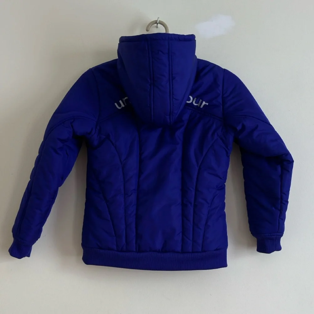 Under Armour Girls Purple Puffer Jacket Youth Small YSM Youth Small Winter Coat